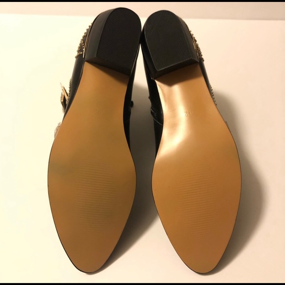 Black Leather Boots Stud Design - Picture 7 of 7